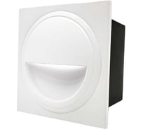 Светодиодный светильник для подсветки лестниц General Lighting Systems 85х85х56мм GSTL-S1-3BT-5K, 3Вт, 5000К, 280Лм 460117