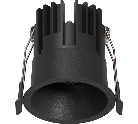 Точечный светильник KRAAB POINTS DEEP LED 220В 8Вт 3000К CRI90 50 NO-DIM угольно-черный, 26.100.10 1