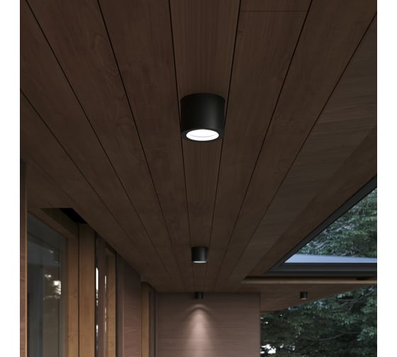 Светильник уличный потолочный ST LUCE серый/белый GX53 1*9W SL9006.702.01