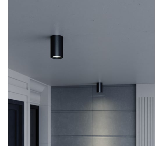 Светильник уличный потолочный ST LUCE черный GU10 1*50W SL9010.412.01