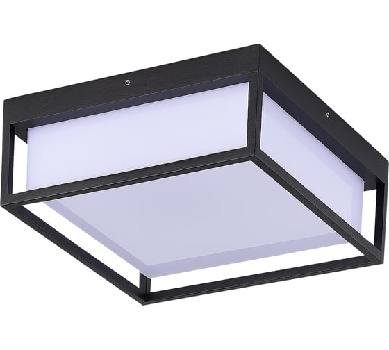 Светильник уличный потолочный ST LUCE черный/белый LED 1*20W 3000K/4000K/5000K SL9517.402.01