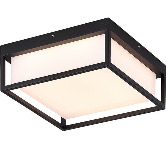 Светильник уличный потолочный ST LUCE черный/белый LED 1*20W 3000K/4000K/5000K SL9517.402.01