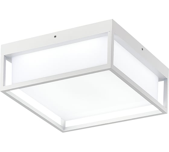 Светильник уличный потолочный ST LUCE белый/белый LED 1*20W 3000K/4000K/5000K SL9517.502.01