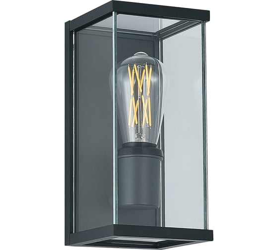 Светильник уличный настенный ST LUCE темно-серый E27 1*15W SL9019.701.01