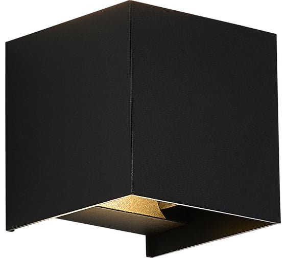 Светильник уличный настенный ST LUCE черный/черный LED 1*10W 2700K SL9513.401.01