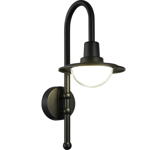 Светильник уличный настенный ST LUCE черный/прозрачный LED 1*10W 4000K SL9512.401.01