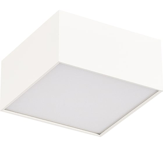 Светильник потолочный ST LUCE белый LED 1*12W 3000K 1080Lm Ra>90 120о IP20 L120xW120xH55 180-240V ST608.532.12