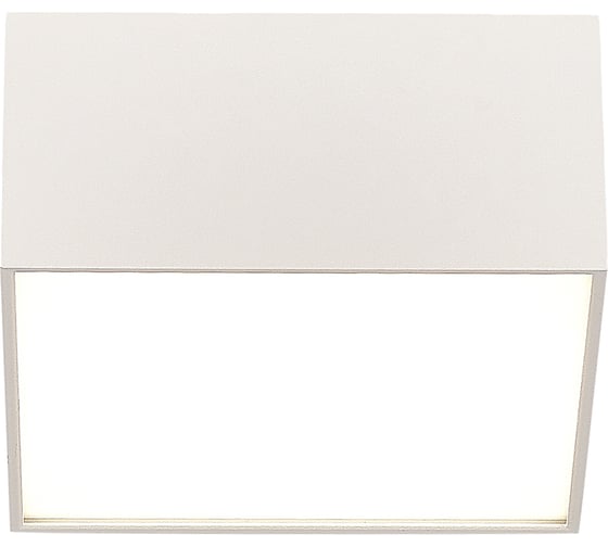 Светильник потолочный ST LUCE белый LED 1*12W 3000K 1080Lm Ra>90 120о IP20 L120xW120xH55 180-240V ST608.532.12