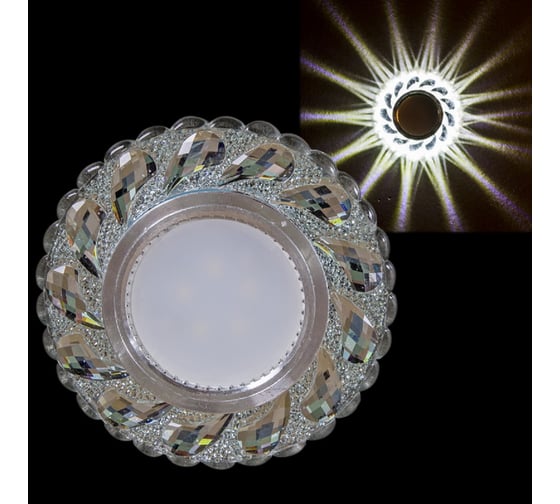 Точечный встраиваемый светильник Reluce 11024-9.0-001LD MR16+LED3W WT 1