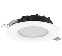 Светодиодный светильник VARTON DL-Slim круглый встраиваемый 121x38 мм 10 Вт 3000 K IP44 монтажный диаметр 95 мм V1-R0-00546-10000-4401030