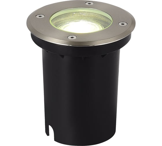 Встраиваемый уличный светильник ST LUCE ST-Luce стальной, GU10, 1*50W SL9013.408.01 1