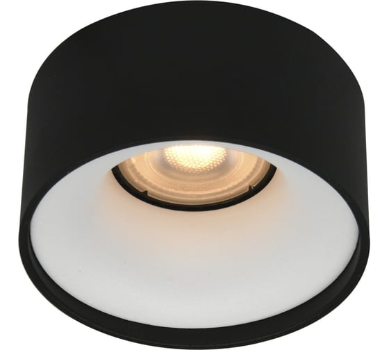 Светильник встраиваемый ST LUCE черный, GU10, 1*50W, IP20, D85xH104, 220V, без ламп ST260.458.01 1