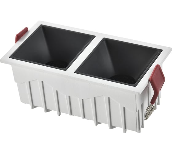 Светильник встраиваемый ST LUCE белый, LED, 2*10W, 60, IP20, L65xW126xH52, 85-265V, в комплекте ST757.448.20