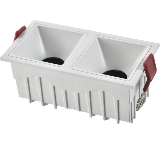 Светильник встраиваемый ST LUCE белый, LED, 2*10W, 60, IP20, L65xW126xH52, 85-265V, в комплекте ST757.538.20
