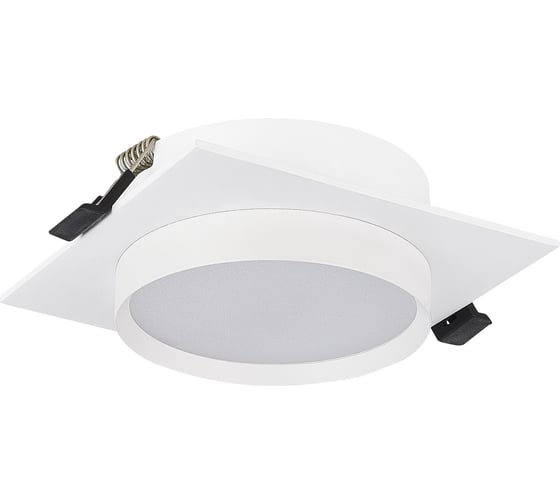 Светильник встраиваемый ST LUCE белый, GX53, 1*50W, IP20, L109xW109xH43, 220V, без ламп ST258.518.01