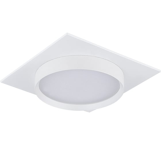 Светильник встраиваемый ST LUCE белый, GX53, 1*50W, IP20, L109xW109xH43, 220V, без ламп ST258.518.01