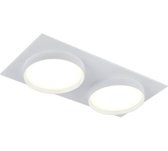 Светильник встраиваемый ST LUCE белый, GX53, 2*50W, IP20, L220xW109xH43, 220V, без ламп ST258.508.02