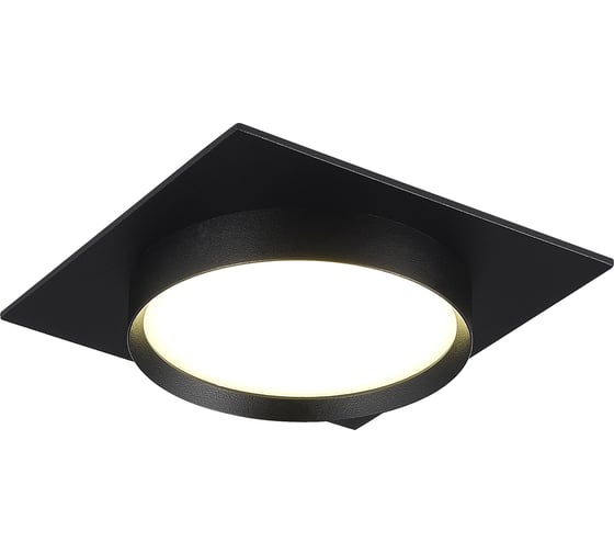 Светильник встраиваемый ST LUCE черный, GX53, 1*50W, IP20, L109xW109xH43, 220V, без ламп ST258.418.01