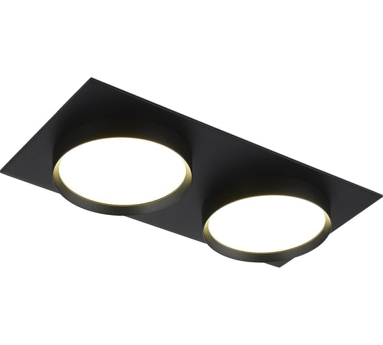 Светильник встраиваемый ST LUCE черный, GX53, 2*50W, IP20, L220xW109xH43, 220V, без ламп ST258.408.02