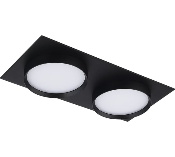 Светильник встраиваемый ST LUCE черный, GX53, 2*50W, IP20, L220xW109xH43, 220V, без ламп ST258.408.02
