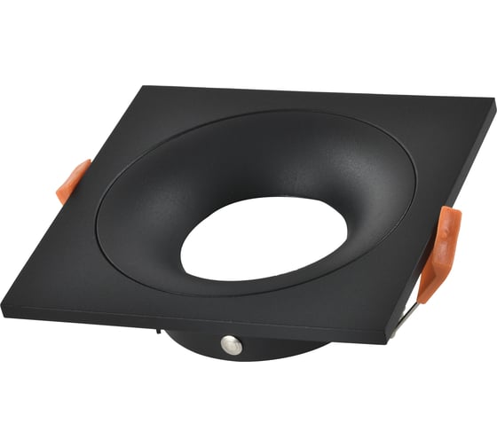 Светильник встраиваемый ST LUCE черный, GU10, 1*50W, IP44, L100xW100xH40 -V, без ламп ST259.408.01 1