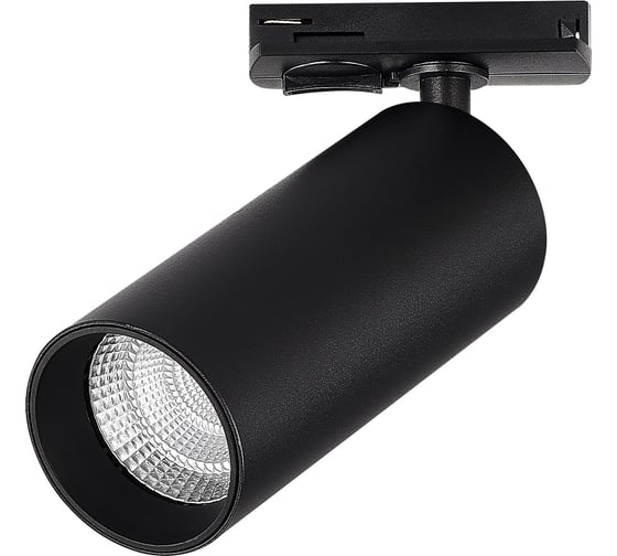 Светильник трековый ST LUCE черный LED, 1*10W, 4000K, 900Lm, Ra>90, 36, IP20, L160xW50xH-, 220V ST384.446.10