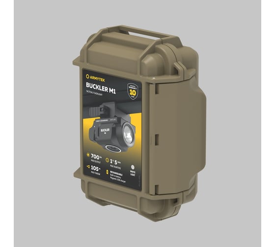 Фонарь Armytek Buckler M1 белый свет F09301C
