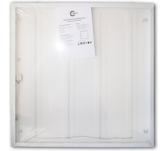 Панель светодиодная I-WATT LED 36Вт 4200К 3600Лм IP 40 175-240V i-16114