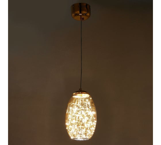 Светильник BayerLux 59922/1 LED 18Вт 3000К золото 17х17х30-110 см 4908754