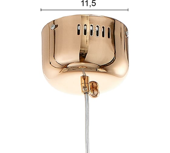 Светильник BayerLux 59922/1 LED 18Вт 3000К золото 17х17х30-110 см 4908754