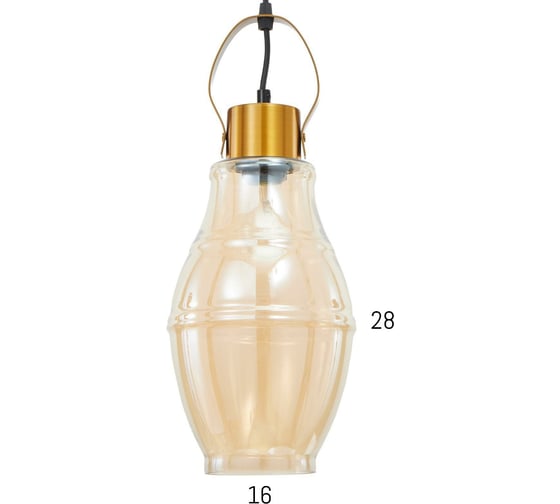 Светильник BayerLux 88506/1 E27 40Вт золотая медь 16х16х41-141 см 4901667