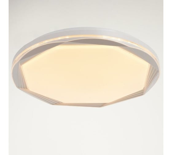 Светильник BayerLux с пультом ДУ 61153/1 LED 27+27Вт белый 50x50х7 см 5073762