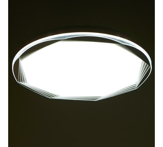 Светильник BayerLux с пультом ДУ 61153/1 LED 27+27Вт белый 50x50х7 см 5073762