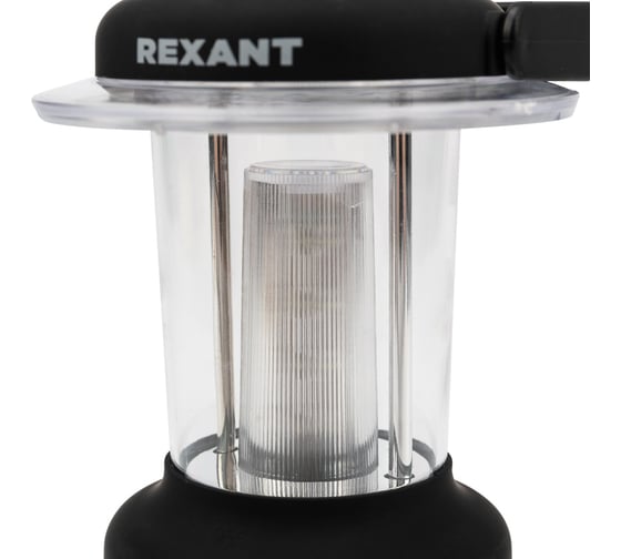 Кемпинговый светодиодный фонарь REXANT с компасом, регулировка яркости, 3хАА 75-722