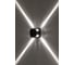 Светильник уличный настенный MAKSBRIGHT 2x5Вт, 4000K, IP65, черный, MB-EX-2S-CYL60-NW MB-EX-4-CROSS-NW 1