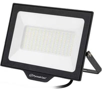 Прожектор светодиодный Русский Свет СДО FL 10 C 100W VW 865 BK CL LED 277x220x30мм 100Вт 6500К IP65 черный 15081023056