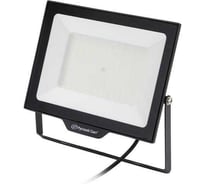 Прожектор светодиодный Русский Свет СДО FL 10 C 150W VW 865 BK CL LED 327x260x31.5мм 150Вт 6500К IP65 черный 15081023057