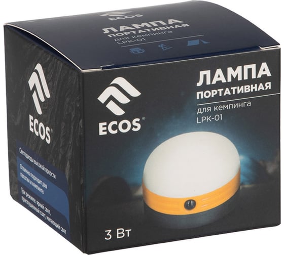 Лампа портативная для кемпинга Ecos LPK-01 109459