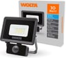 Светодиодный прожектор Wolta 10Вт 5700К Холодный свет IP65 с датчиком движения 900 Лм WFL-10W/06S