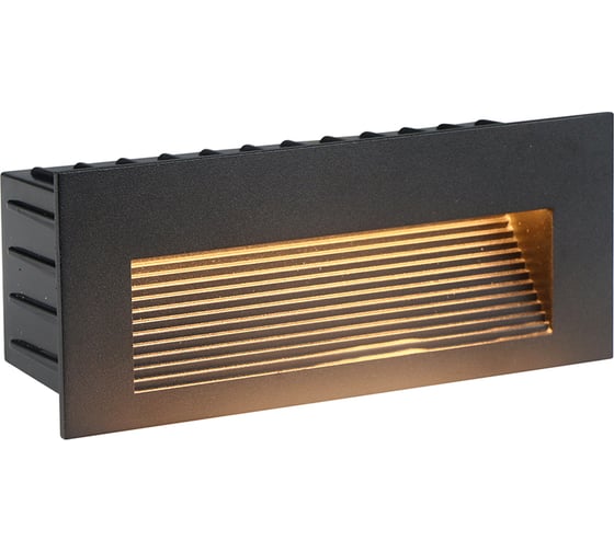 Светильник встраиваемый светодиодный FERON 5W, 4000K, IP65, черный, LN012-1 51956