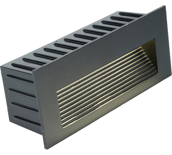 Светильник встраиваемый светодиодный FERON 5W, 4000K, IP65, черный, LN012-1 51956