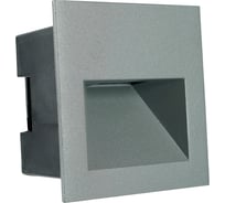 Светильник встраиваемый светодиодный FERON 3W, 4000K, IP65, серый, LN013-1 51957