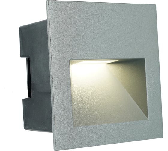 Светильник встраиваемый светодиодный FERON 3W, 4000K, IP65, серый, LN013-1 51957