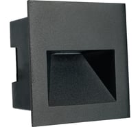 Светильник встраиваемый светодиодный FERON 3W, 4000K, IP65, черный, LN013-1 51958