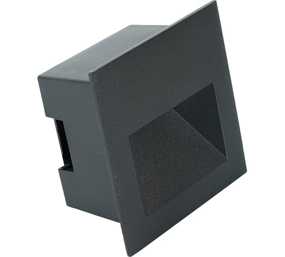 Светильник встраиваемый светодиодный FERON 3W, 4000K, IP65, черный, LN013-1 51958