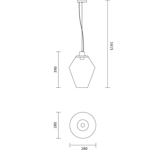 Подвесной светильник Vele Luce Calima VL5242P11