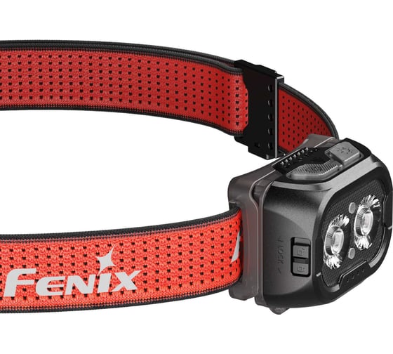 Фонарь налобный Fenix HL18R-T V2.0 черный с красным ремешком HL18R-TV20bk