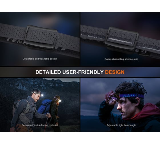 Фонарь Fenix HL12R V2.0 пурпурный HL12RV20PR
