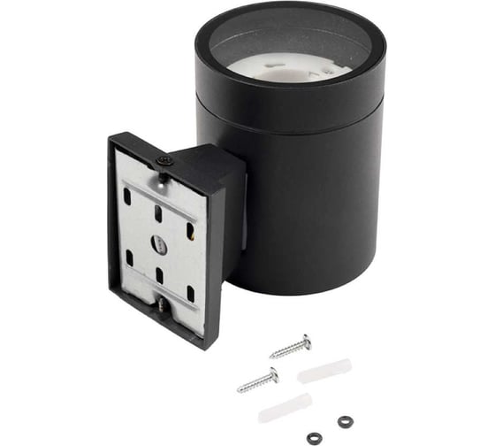 Светильник фасадный Jazzway под лампу с цоколем GX53 PWL 11590 GX53-1 BL черный IP65 230В 5065109