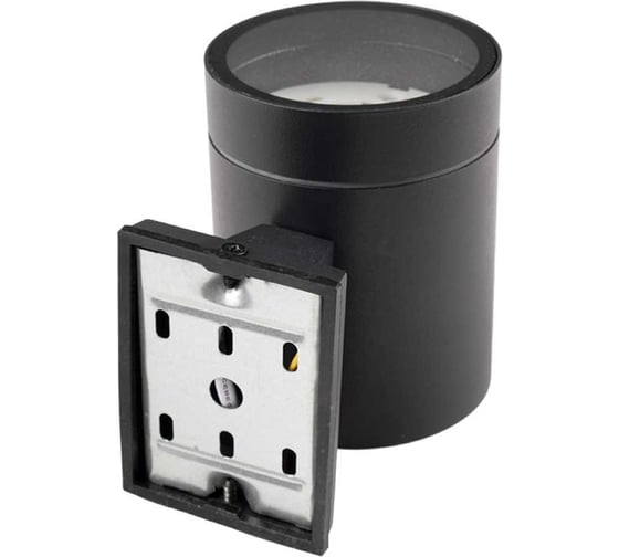 Светильник фасадный Jazzway под лампу с цоколем GX53 PWL 11590 GX53-1 BL черный IP65 230В 5065109